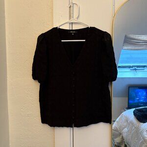 Madewell Blouse - Black, XS